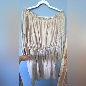 Off the shoulders dress